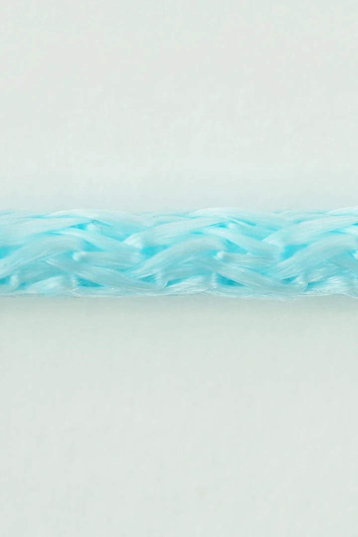 Шнур круглый с сердечником 100% ПЭ, 5 мм голубой#1