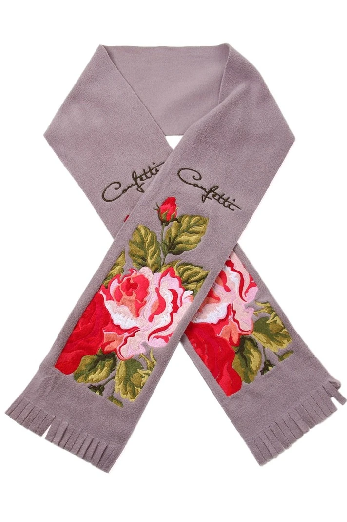 Купить шарф флисовый 15х150 см (однослойный) "Confetti"