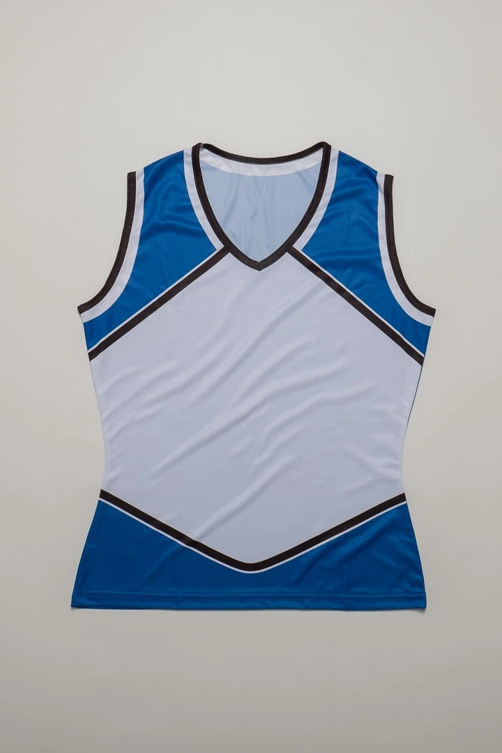 Купить форму Моника без шорт женская, с полной запечаткой "Синяя"