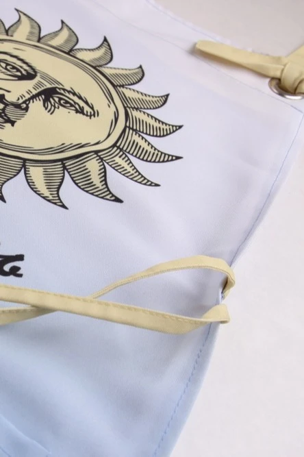 Фартук Конфетти с завязками на люверсах, с полной запечаткой "Day and Night"#2