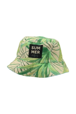 Купить панаму Лима с узкими полями, с полной запечаткой "Summer"