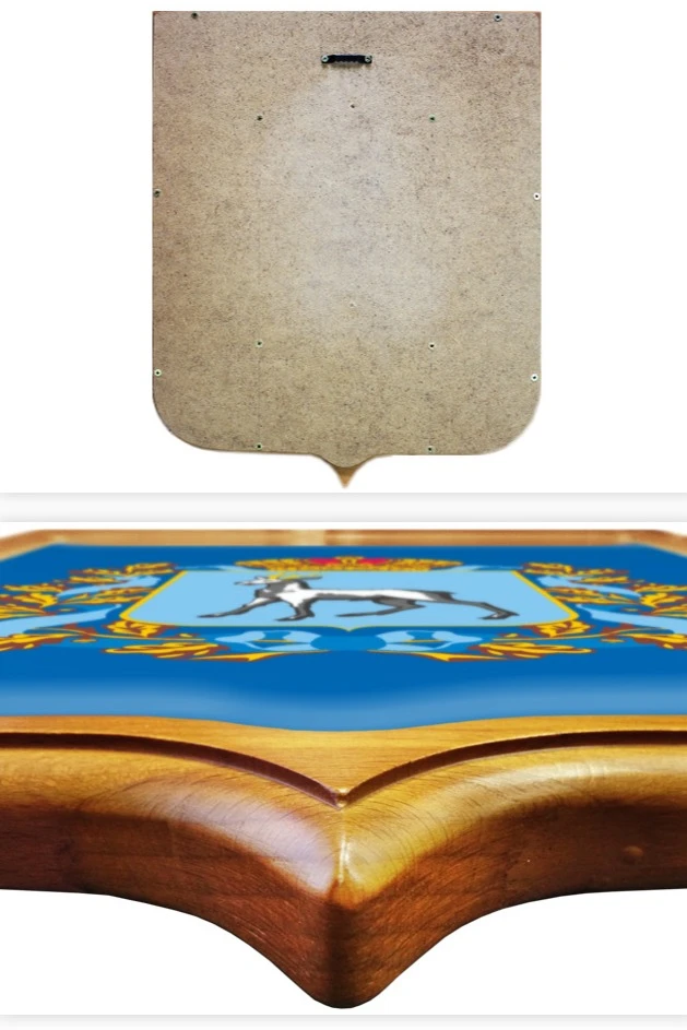 Купить Герб Самарской области 53х61 см печатный светлая рамка Купить Герб Самарской области 53х61 см печатный светлая рамка