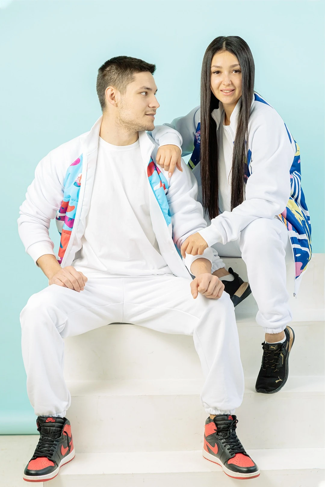 Спортивный костюм Кроссфит из футера унисекс, с частичной запечаткой "RLC"#2 Спортивный костюм Кроссфит из футера унисекс, с частичной запечаткой "RLC"#2