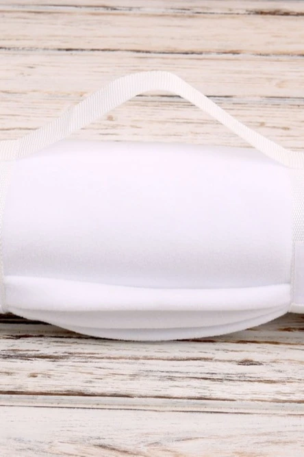 Плед Классик флисовый 120х155 см, однотонный белый#1