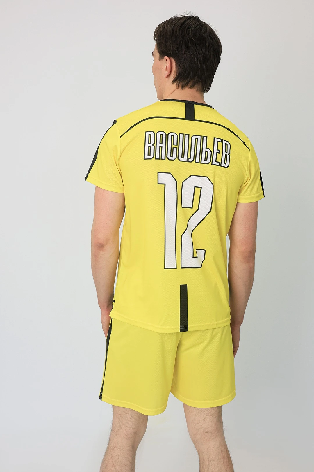 Футбольная форма Эйр мужская комбинированная, с полной запечаткой "Vasilyev 12"#2
