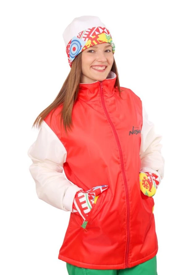 Купить шапку флисовую взрослую "Узоры"