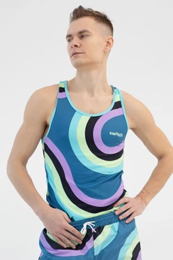 Борцовка Чарли мужская с полной запечаткой#1