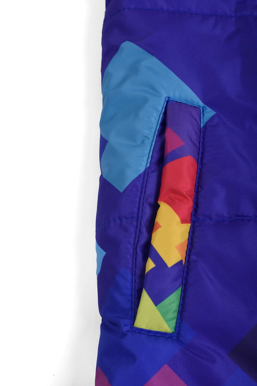 Жилет Портер на синтепоне со стежкой унисекс, с полной запечаткой "UlSPU"#1