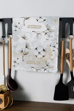 Купить полотенце вафельное 50х90 cм с печатью "Inari.pro"