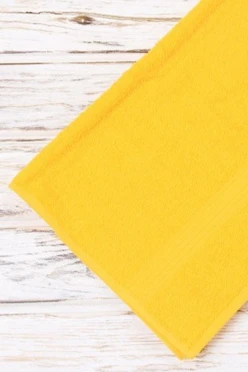 Купить полотенце махровое 40х70 см желтое