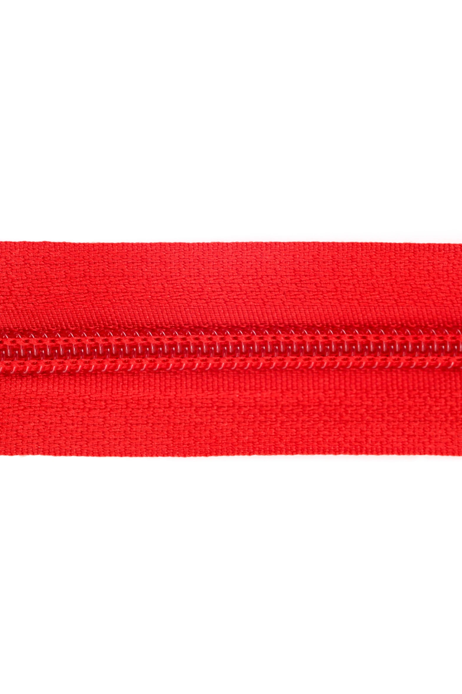 Молния спиральная реверсивная в рулоне 18 300 см, тип 5, красная#3