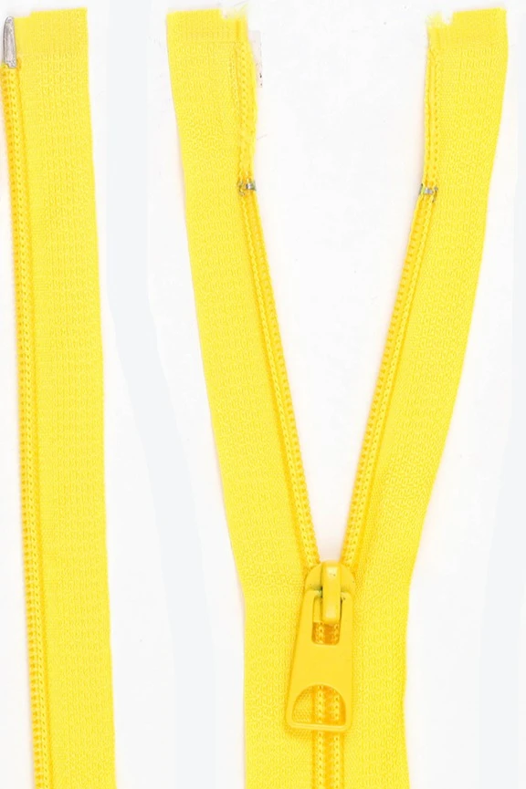 Молния спиральная разъемная 40 см, тип 5, желтая#1