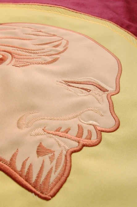 Знамя с символикой СССР вышитое на бархате 100х150 см "Marxism-Leninism"#11