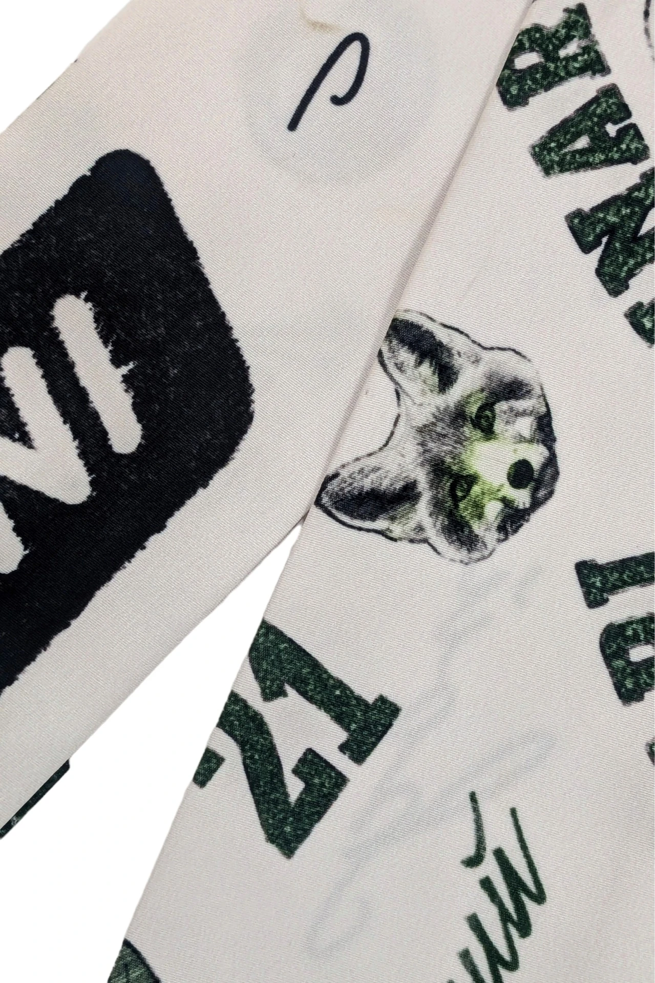 Шарф-платок Твилли двухслойный 7х90 см, с полной запечаткой "Inari"#1