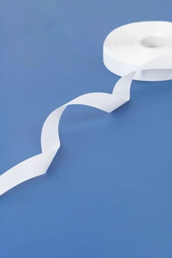 Лента репс белая ширина 2,5 см#1