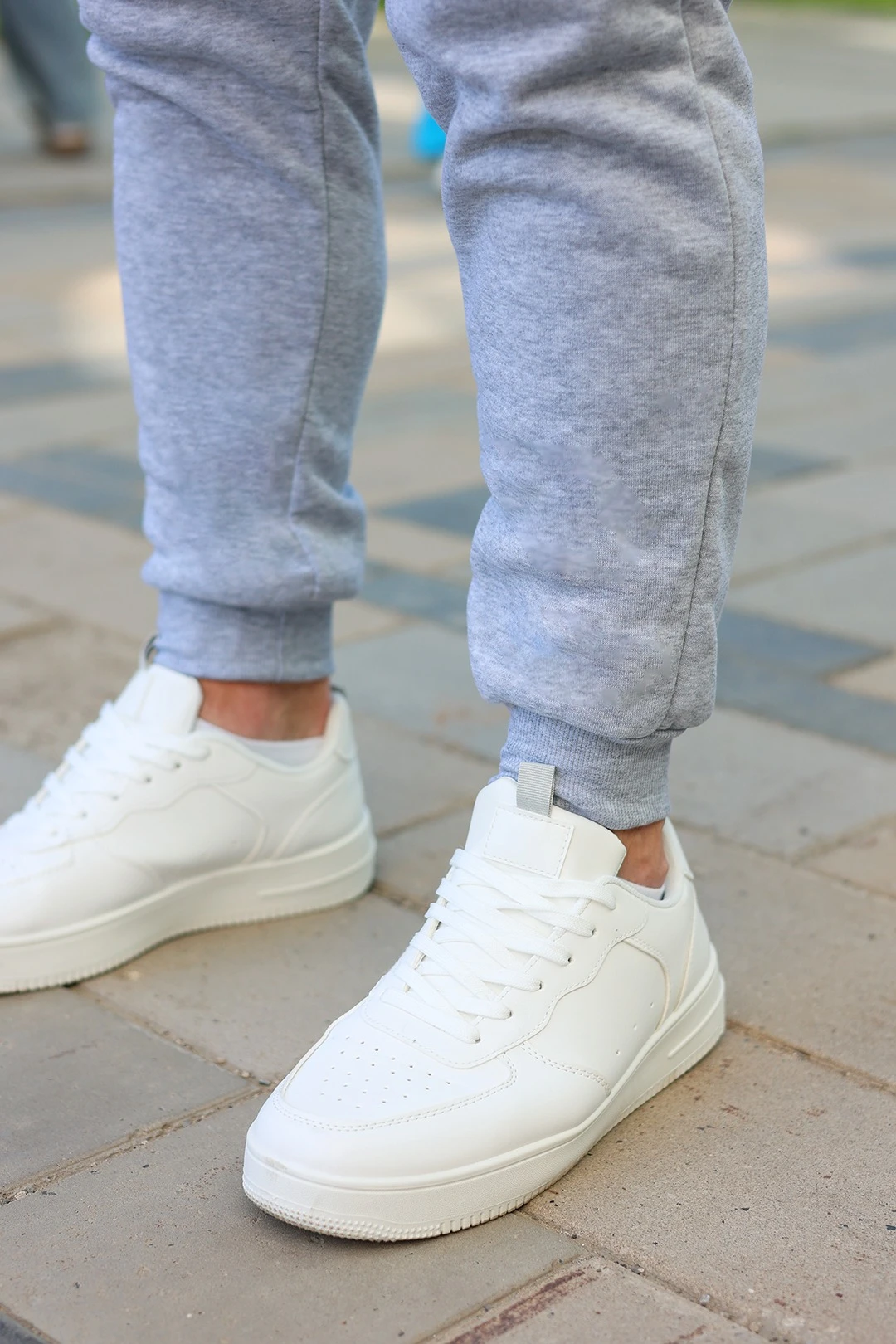 Брюки Эдди из футера унисекс, однотонные#4