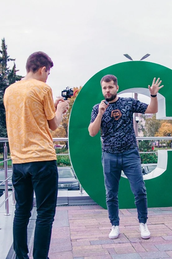 Футболка Гэлэкси унисекс из примы с полной запечаткой "Studprof"#1