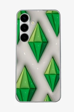 Купить чехол для Samsung S24 с принтом "Plumbob"