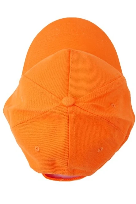 Бейсболка Велюр пятиклинка стандарт взрослая, однотонная оранжевая (хлопок)#3 Бейсболка Велюр пятиклинка стандарт взрослая, однотонная оранжевая (хлопок)#3