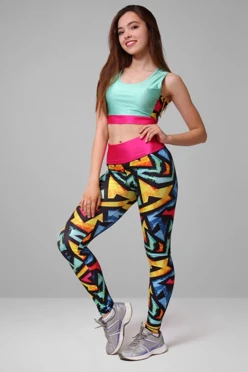 Купить комплект женский с принтом "Colored Grunge"