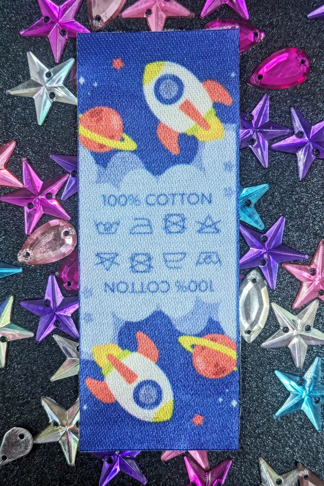 Бирка сублимационная 3х8 см, печать с одной стороны#1