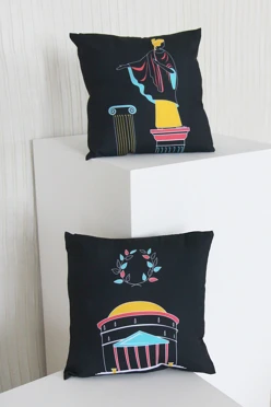 Подушка 40х40 см, с принтом "Athena"#2