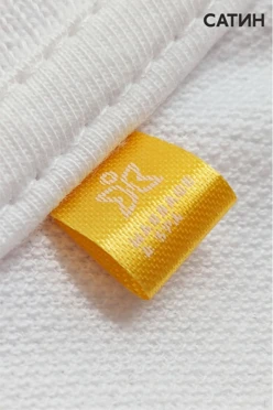 Бирка с термотрансферной печатью 1х2 см, печать с одной стороны#1