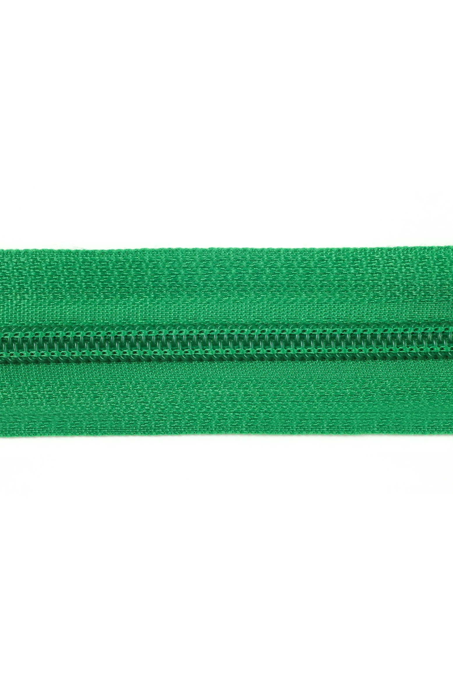 Молния спиральная разъемная 40 см, тип 5, зеленая#3