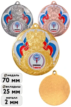 Купить Медаль МК294 70мм с шильдом 25мм