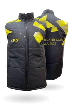 Купить жилет Портер с полной запечаткой "КИУ"