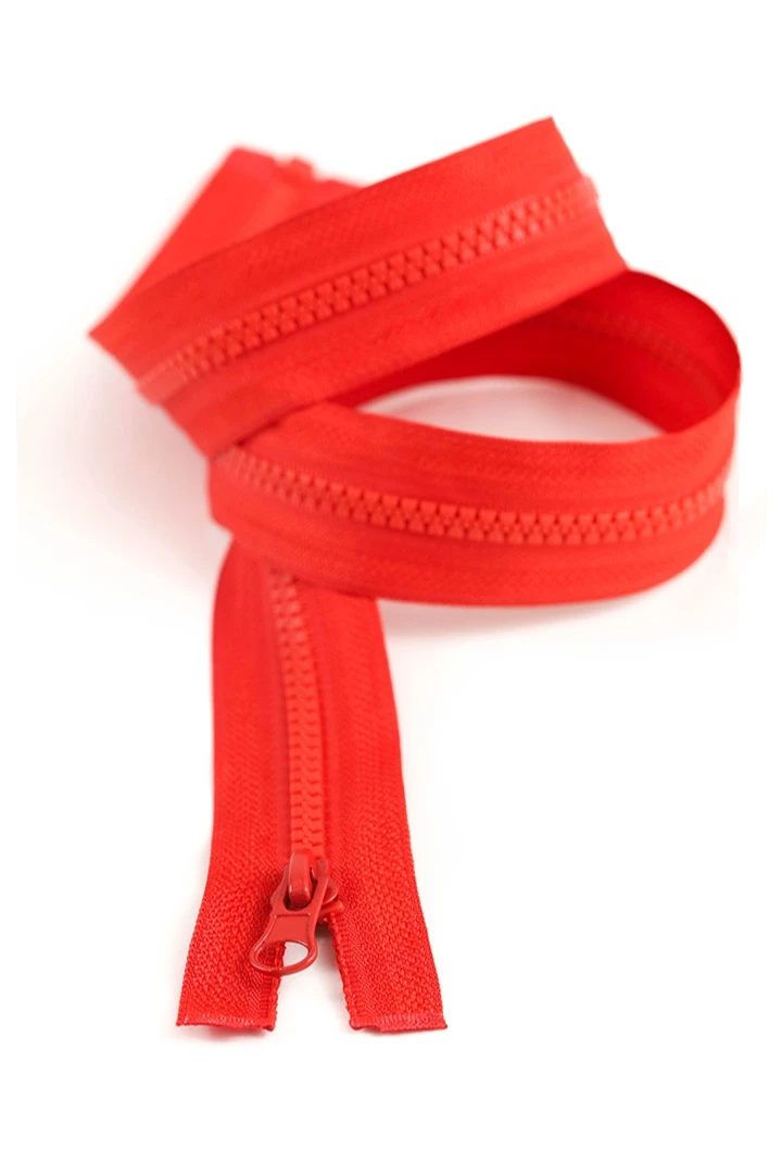 Молния тракторная разъемная 80 см, тип 5, красная#3