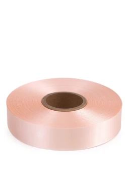 Купить ленту сaтин шириной 25 мм, однотонную кремовую