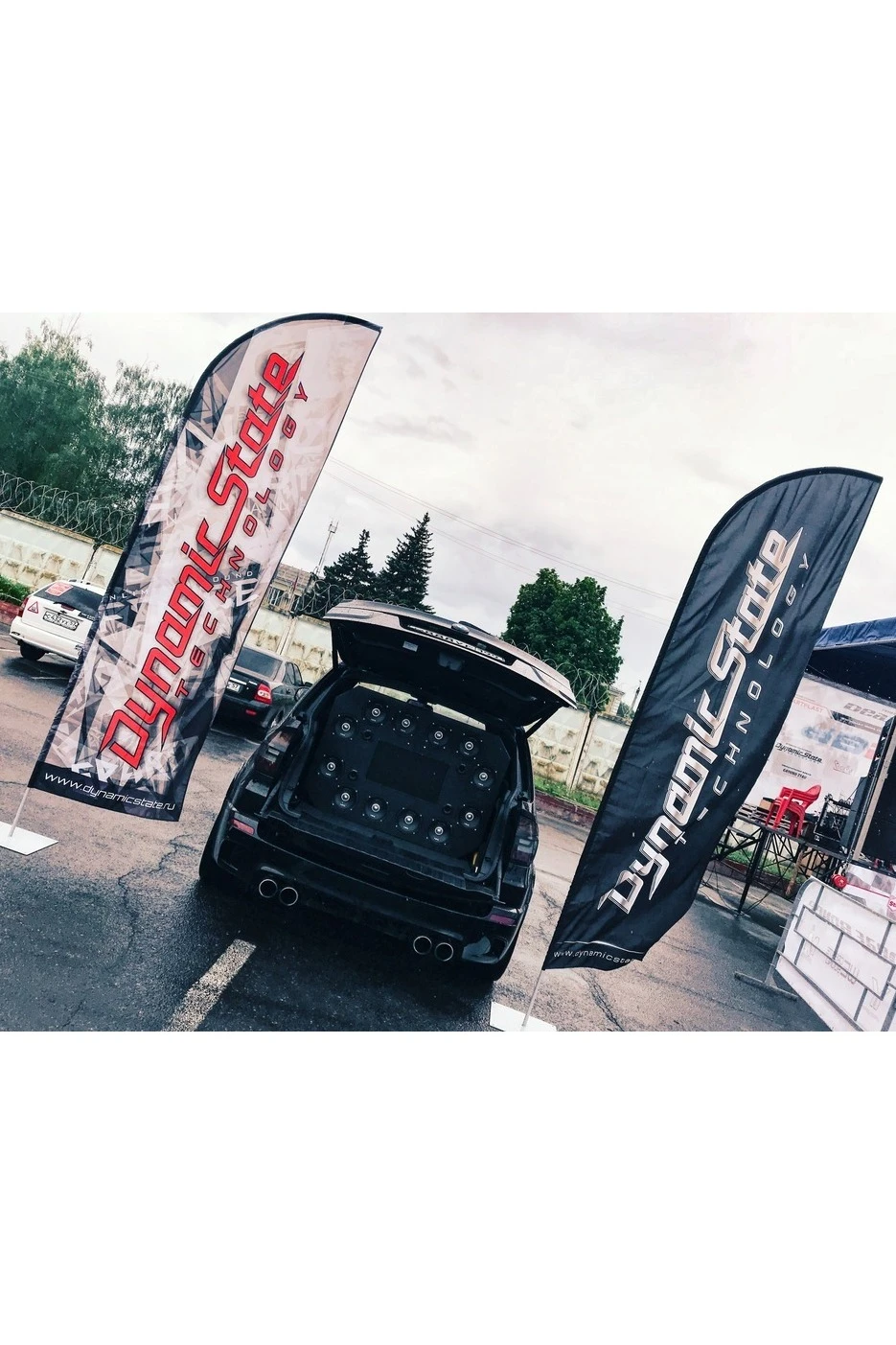 Аренда флагштока Парус с основанием Квадрат#1