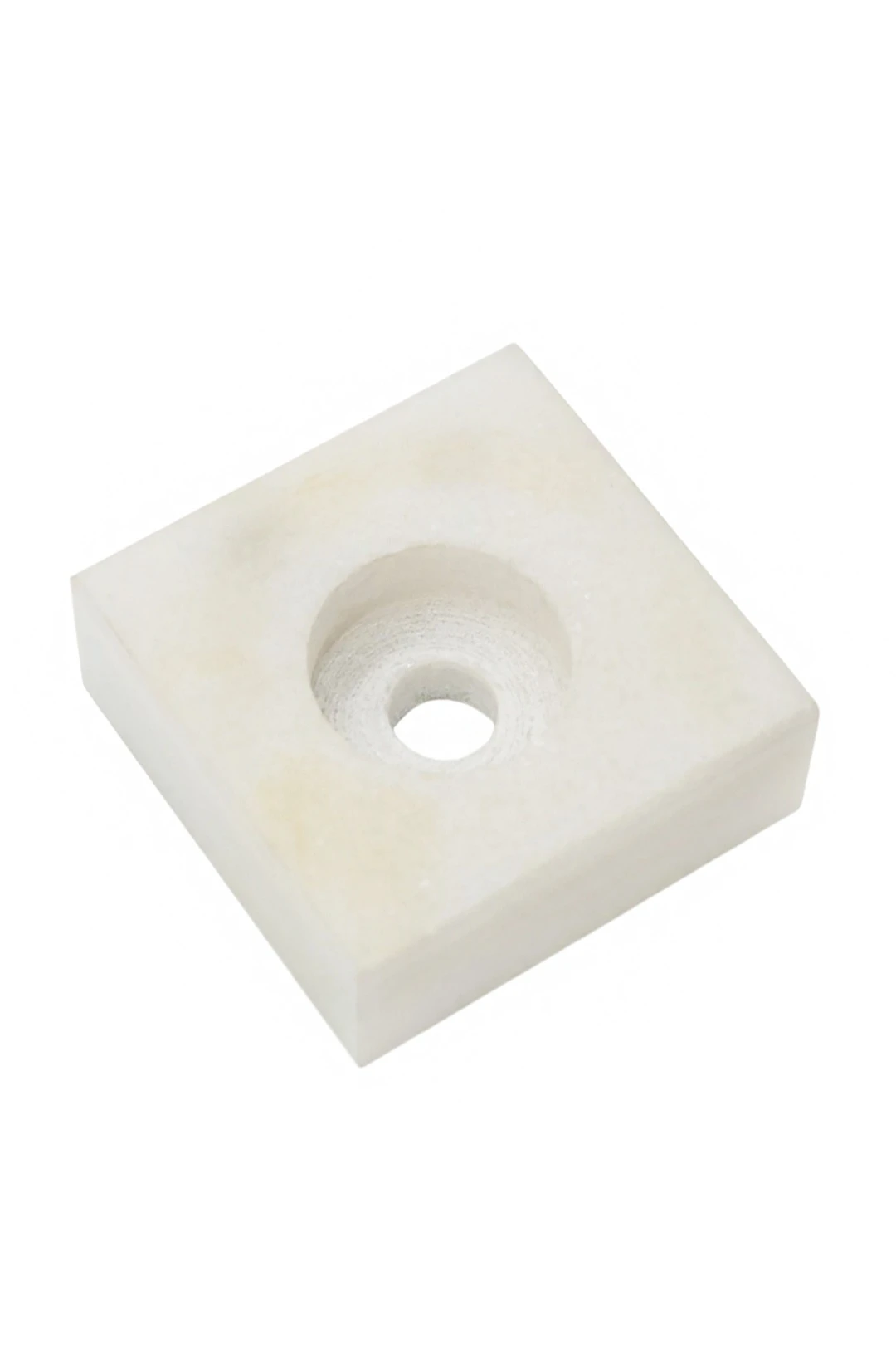 Основание каменное, белый мрамор 50х50х20 мм#3