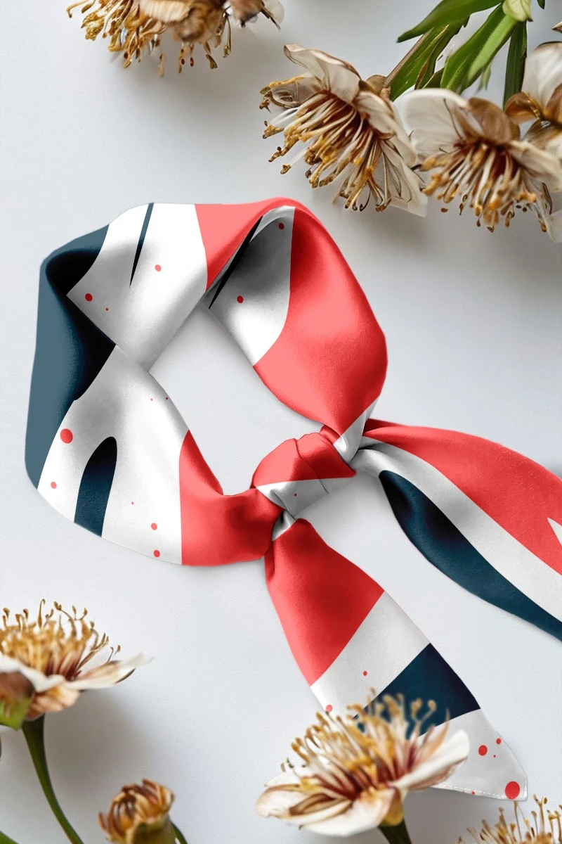 Платок Шанель 50х50 см, с полной запечаткой "Volkano"#1