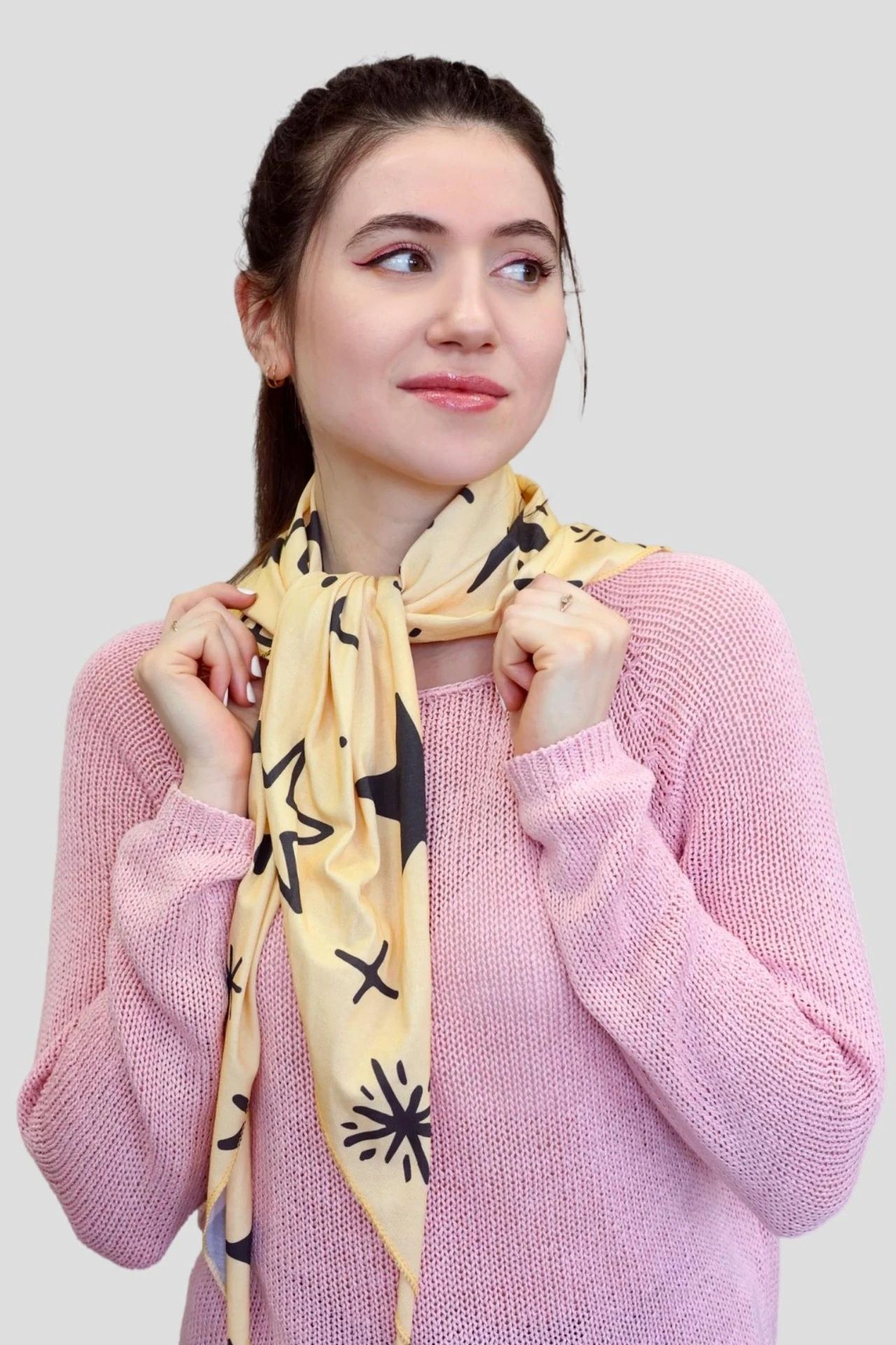 Купить бандану трикотажную 95х95х135 см, с полной запечаткой