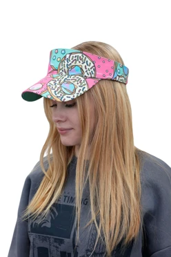 Купить козырек Бейс на липучке с полной запечаткой "Donuts"