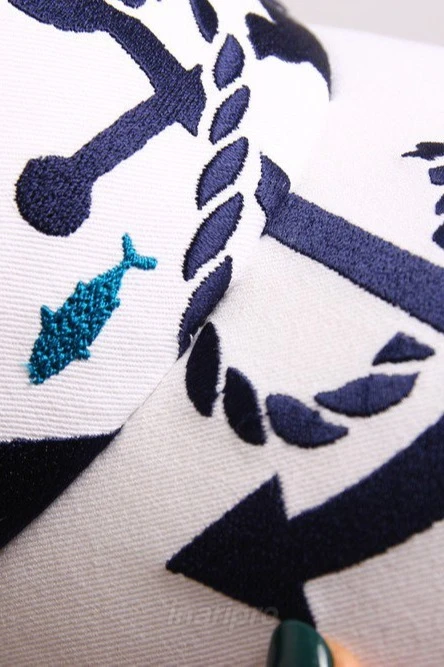 Бейсболка Прайд с уникальной вышивкой на всех деталях (хлопок) "Pelican"#3