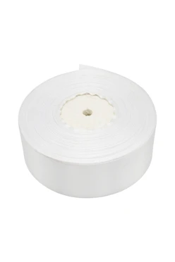 Лента атлас белая ширина 5 см#1