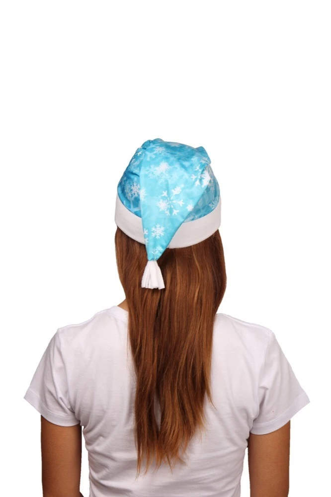 Колпак Новогодний с принтом "Ice"#1