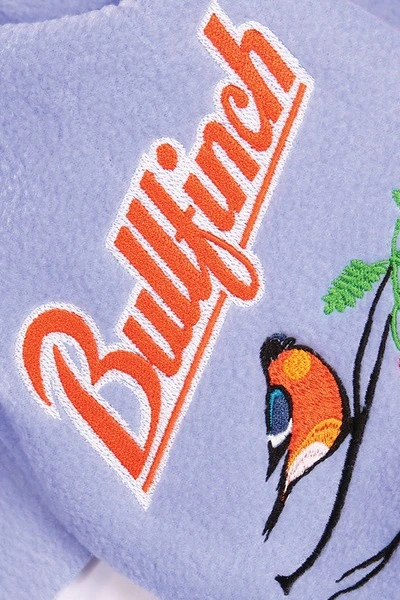 Шарф флисовый однослойный 15х120 см, однотонный "Bulltinch"#8