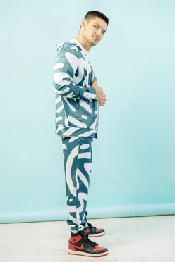 Балахон Ронни унисекс из футера с полной запечаткой#2 Балахон Ронни унисекс из футера с полной запечаткой#2