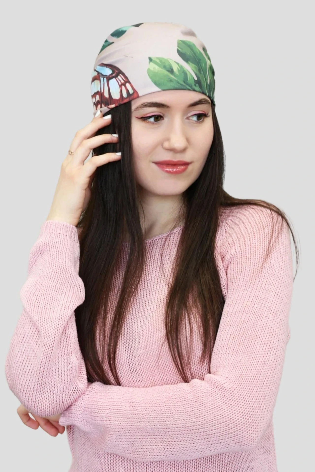 Купить бандану из кулирной глади 70х70 см, с полной запечаткой