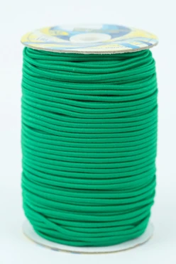 Купить резинку шляпную 100% пэ, 3 мм, зеленую 095