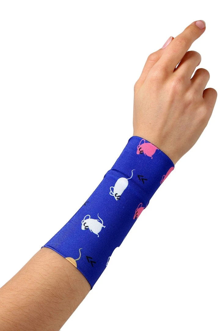 Напульсник полиэстеровый женский 7х14 см "Symbol of the Year 2020"#2