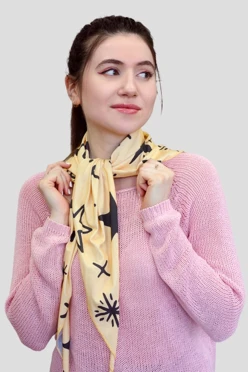 Бандана с полной запечаткой, хлопок 95х95х135 см#1