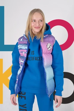 Жилет Морган Лайт с подкладом из лебяжьего пуха унисекс, с полной запечаткой#1 Жилет Морган Лайт с подкладом из лебяжьего пуха унисекс, с полной запечаткой#1