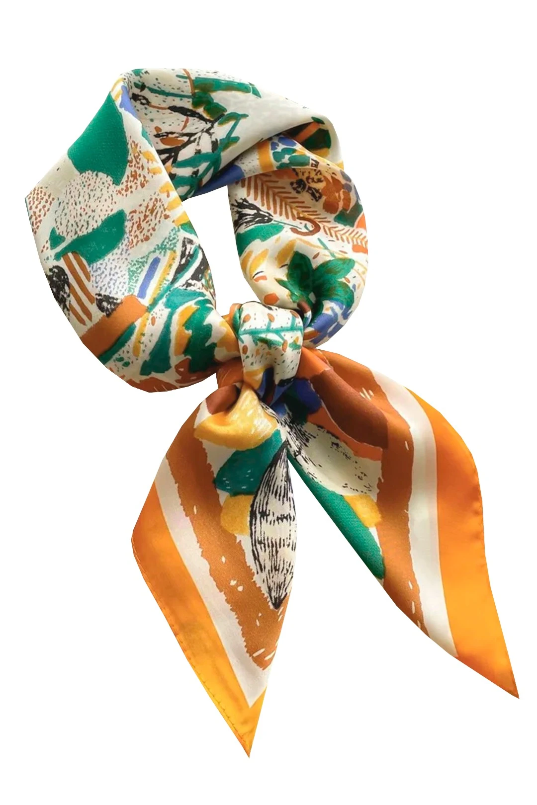 Купить косынку Шарлотта 75х75х105 см, с полной запечаткой "Party time"