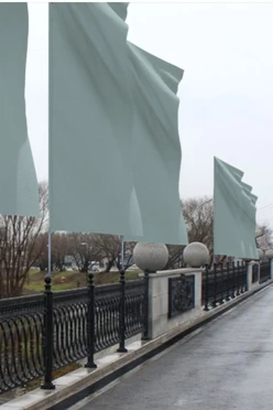 Купить Флаг расцвечивания 100х300 см серый