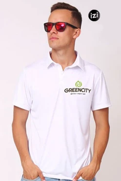 Поло Марс унисекс из примы, белая#1